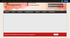 Desktop Screenshot of pensagramma.it